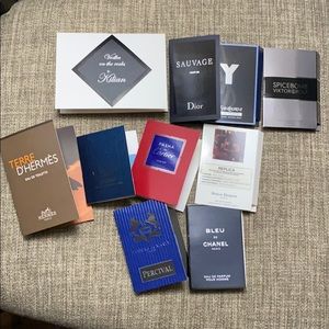 New Lots of 10 Eau Parfume Samples For Men